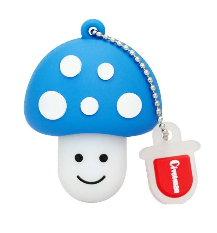 Флешка Грибочек 16 Гб Синий (0175/1)