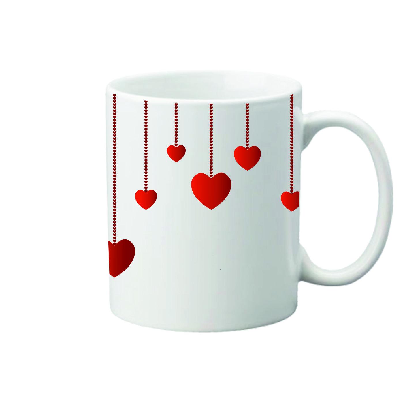 Чашка с принтом День Валентина 330 мл (23642382)