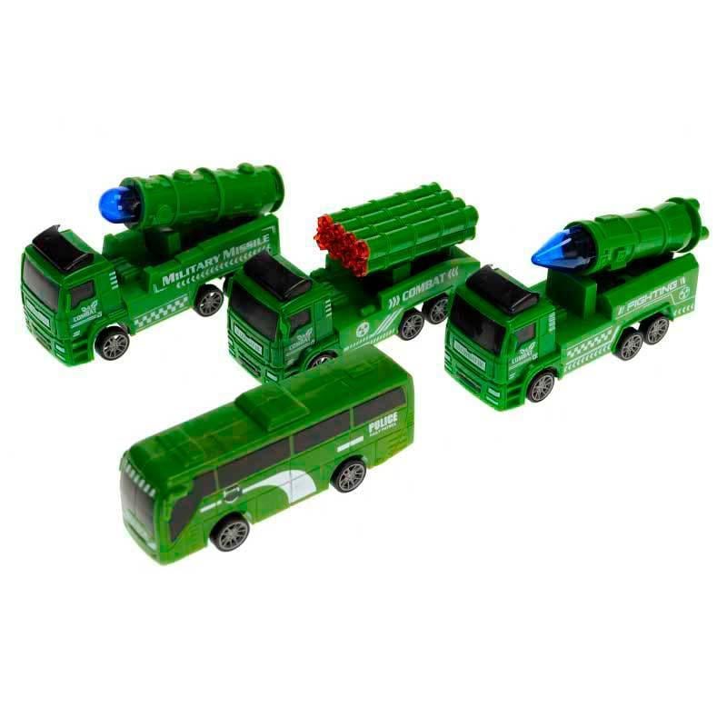 Набор инерционных военных машин 7756S-312AB 4 шт. (31931554)