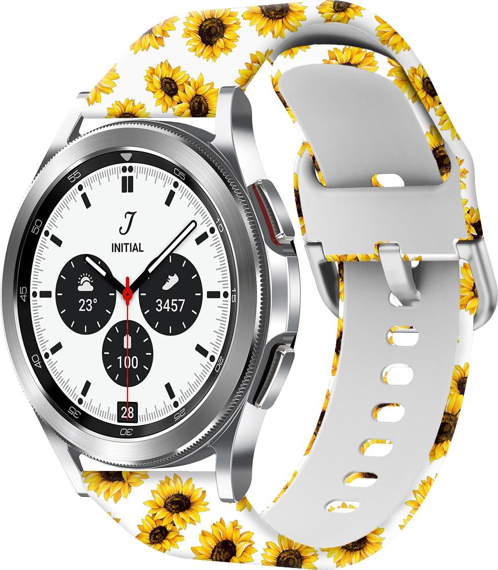 Ремешок Colorful для Galaxy Watch 4 Classic 42 мм Sunflower White (28400)