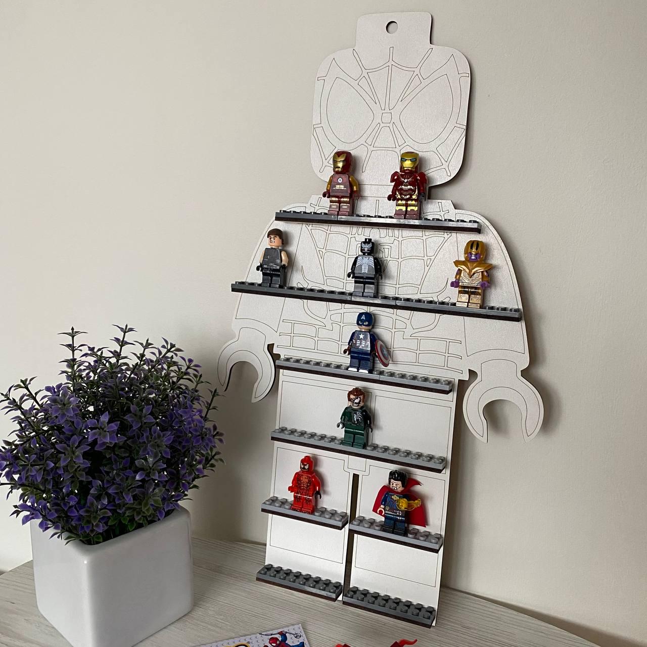 Полочка для фигурок Wooden House Spider-Man 43 см (01119S)