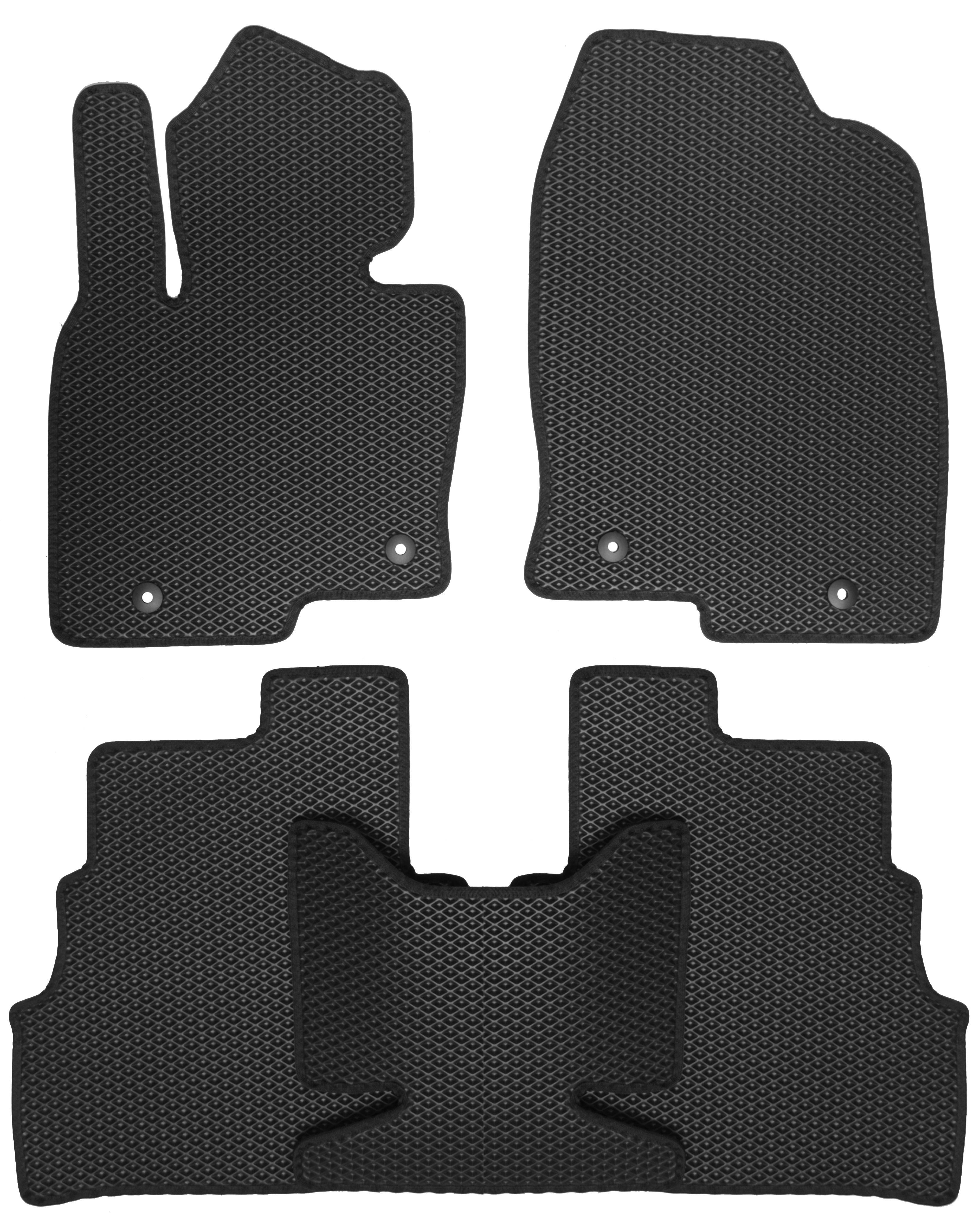 Коврики в салон для Mazda CX-9 '16- EVA-полимерные Черный (150737)