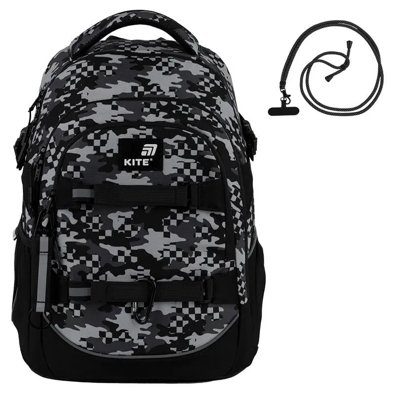 Школьный рюкзак KITE Education teens K25-727M-1 с анатомической спинкой (995338)