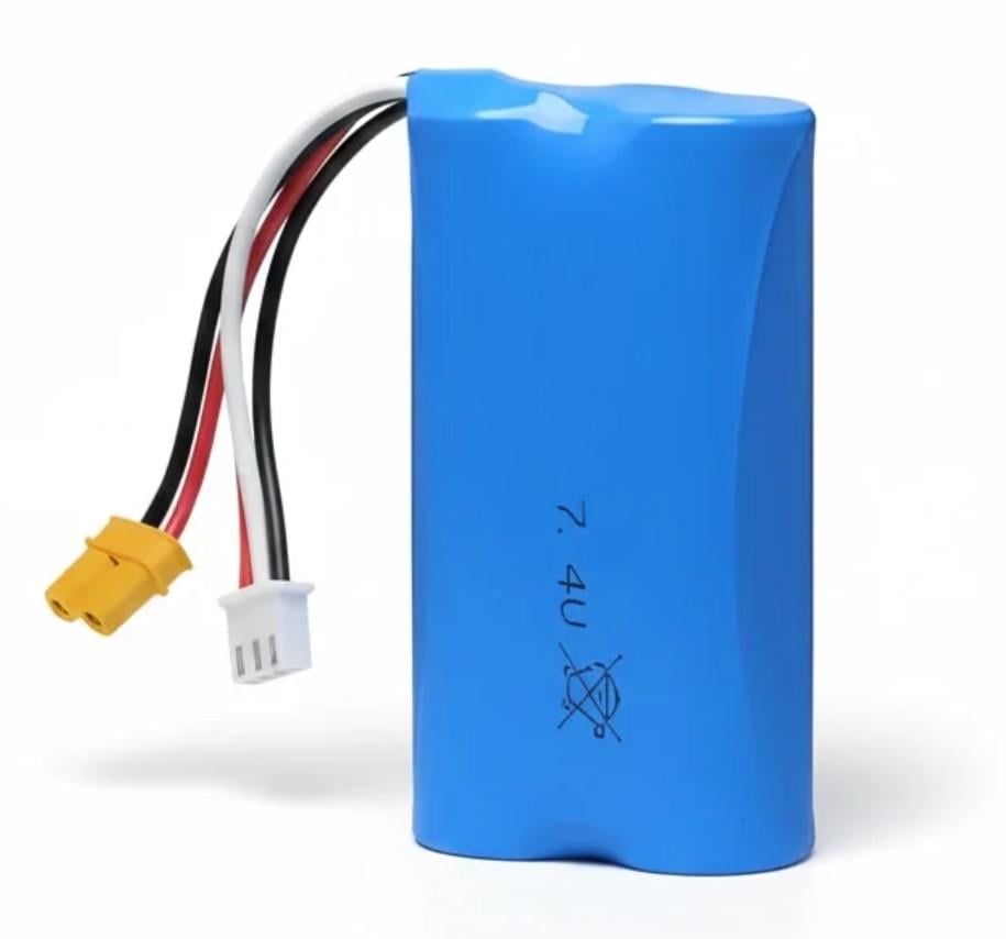 Аккумулятор 21700 для RadioMaster TX16S/TX12/Boxer/GX12 5000 mAh 7.4V с JST-XH и XT30 (18862)