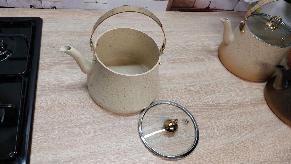 Чайник OMS Collection 8206-XL 3,25 л Ivory (86248) - фото 4