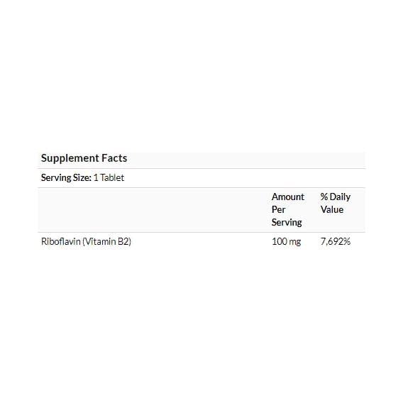 Рібофлавін Natural Factors Vitamin B2/Riboflavin 100 мг 90 таблеток (NFS01215) - фото 3