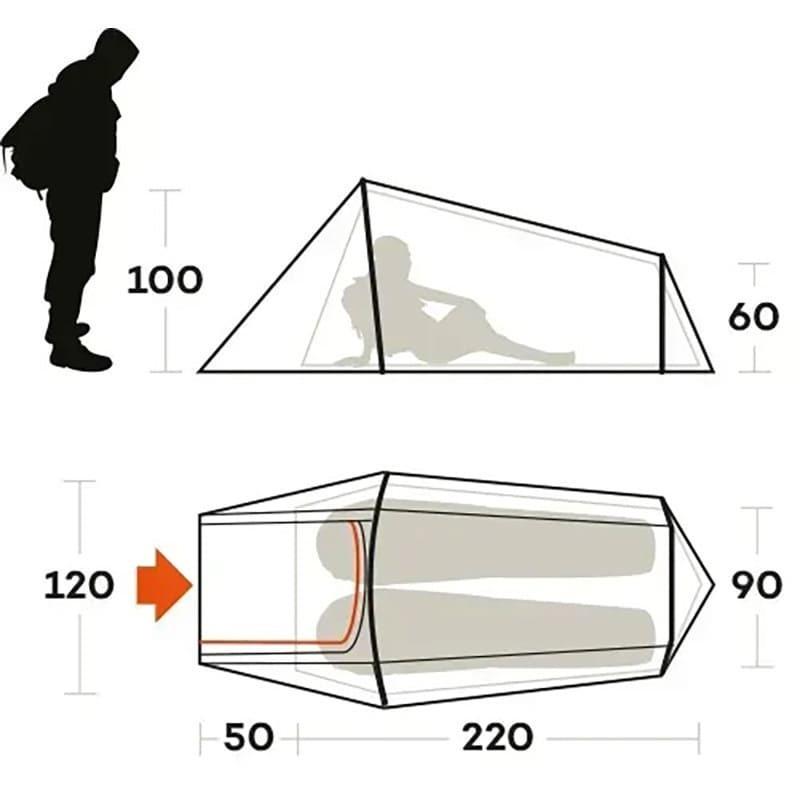 Палатка двухместная Ferrino Sling 2 Blue (929756) - фото 3