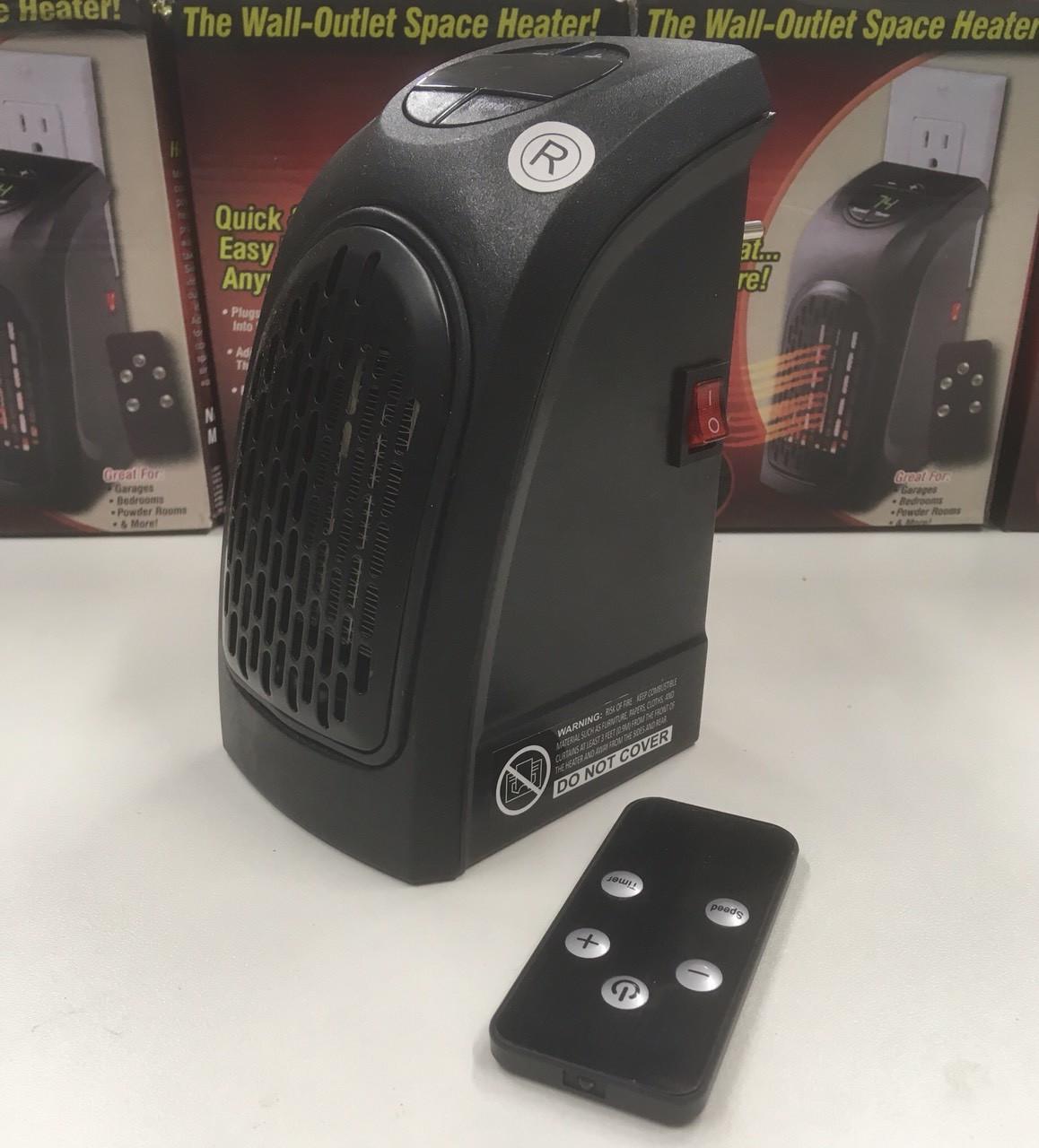 Тепловентилятор портативный Handy Heater 5846 с пультом/таймером 220V/400wat (12668205) - фото 2