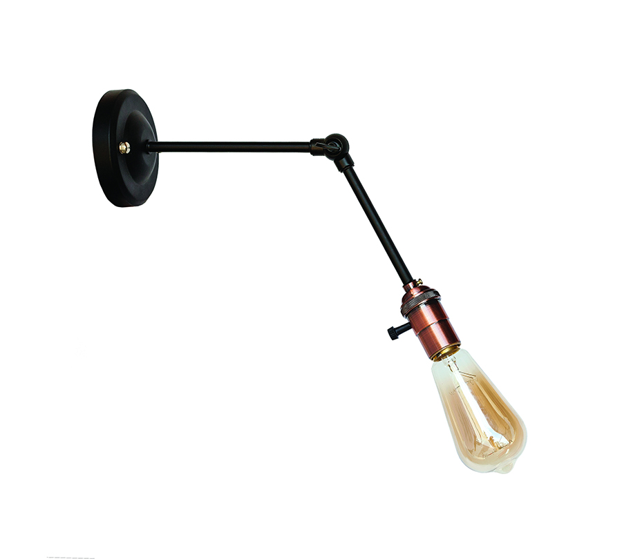 Бра Levistella Lofty с патроном AMP19 Черный/Медный (1963530724)