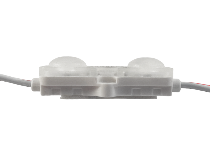 Модуль світлодіодний LEDUA 2835-2SMD 12V 0,15 Вт Samsung IP67 з лінзою по 20 шт. пластина Білий (6910) - фото 2