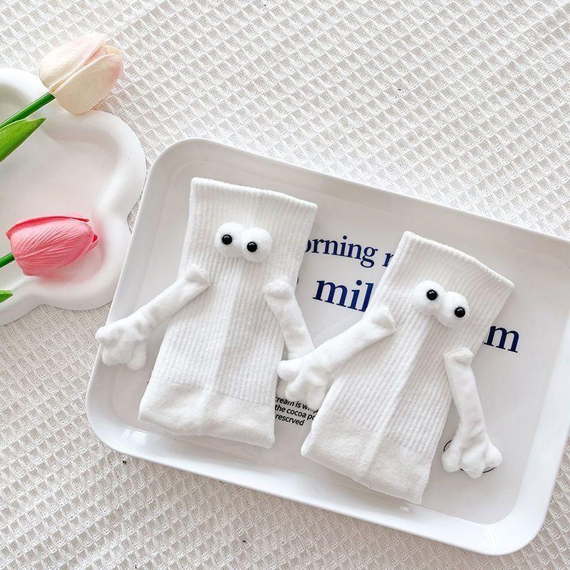 Носки с магнитиками р. 35-41 Молочный (2501) - фото 3