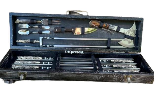 Набор шампуров Lux-Premium №4 ручной работы (19306403)