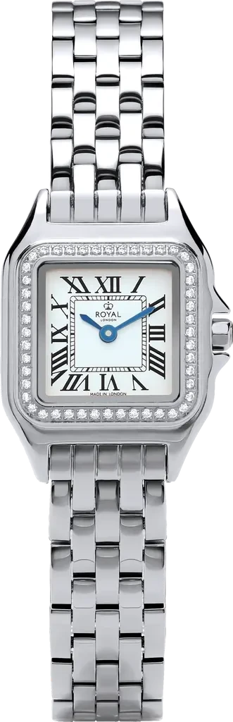 Наручные часы женские Royal London 21539-01 со стальным корпусом WR 50 м Белый (3145627281)