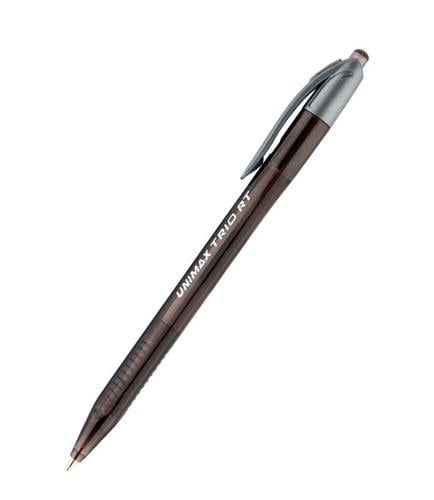 Ручка кулькова автоматична Unimax Trio 1 мм Чорний (UX-109-01)