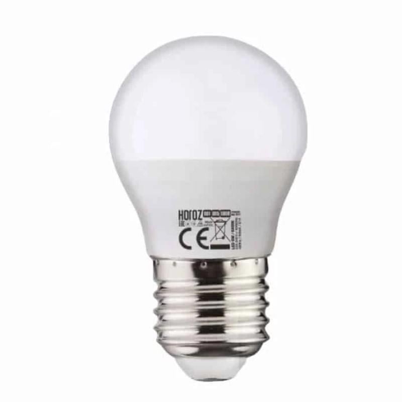 Лампа світлодіодна HOROZ ELECTRIC Elite-8 8W E27 3000К