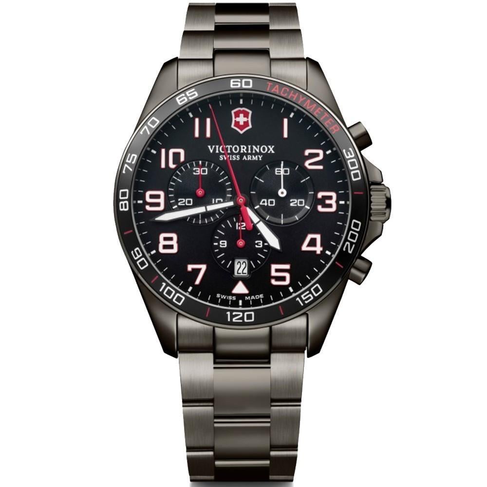 Наручний годинник чоловічий Victorinox Swiss Army Fieldforce Sport Chrono V241890 кварцевий Silver Наручний годинник чоловічий Victorinox Swiss Army Fieldforce Sport Chrono V241890 кварцевий Silver