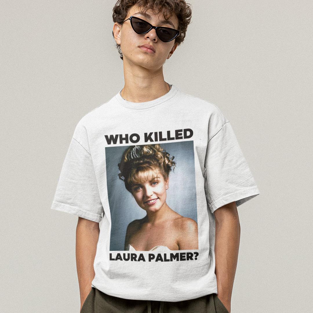 Футболка унисекс Twin Peaks Who Killed Laura Palmer XL Белый (0000008448)