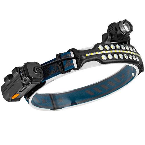 Фонарь налобный аккумуляторный BL-W690-LTS/SMD Motion Sensor Type-C zoomWhite/Red (557525)