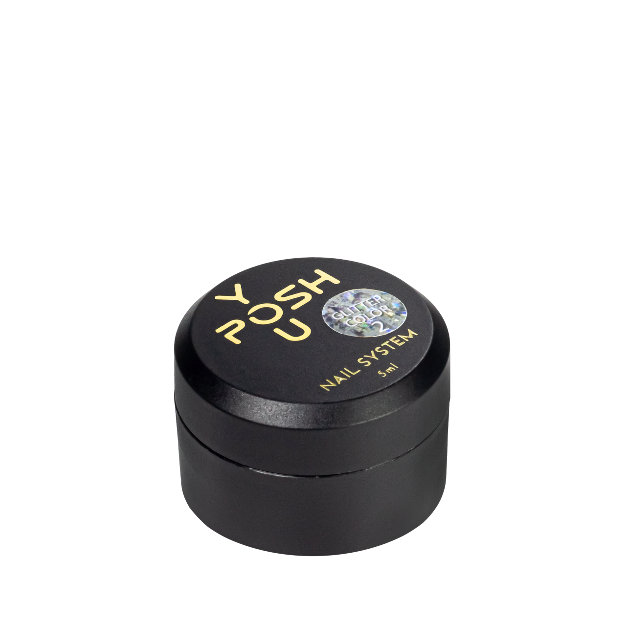 Гель-лак с глиттером для маникюра YouPOSH Glitter Color 5 мл 02 Серебристый (23940144)