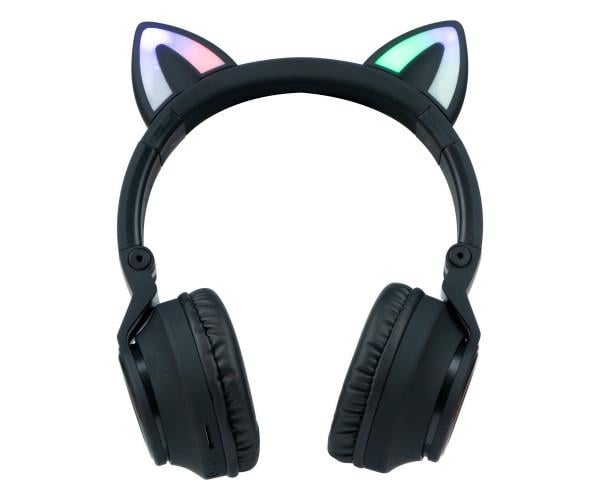 Гарнітура Bluetooth Borofone BO18 Cat Ear 400 mAh Black