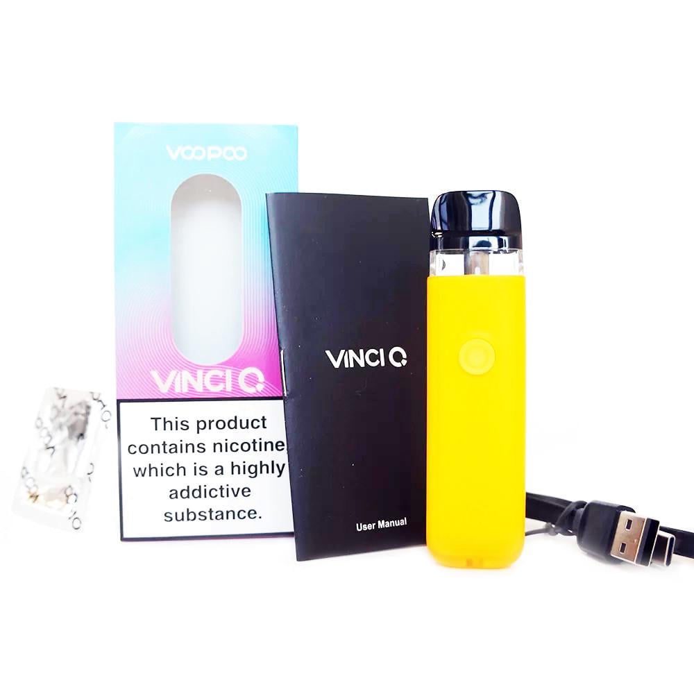 Под-система солевая электронная сигарета Voopoo Vinci Q Pod Kit 900 mAh 2 мл Vibrant orange (10719) - фото 7