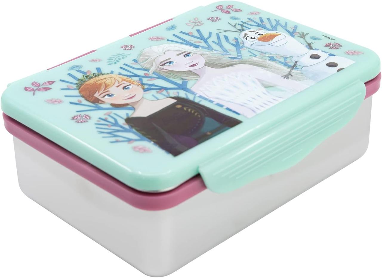 Ланч-бокс металлический STOR Froze прямоугольный из нержавеющая сталь без BPA с рисунком 19,5x16,5x6,7 см 1,1 л (2439069072)
