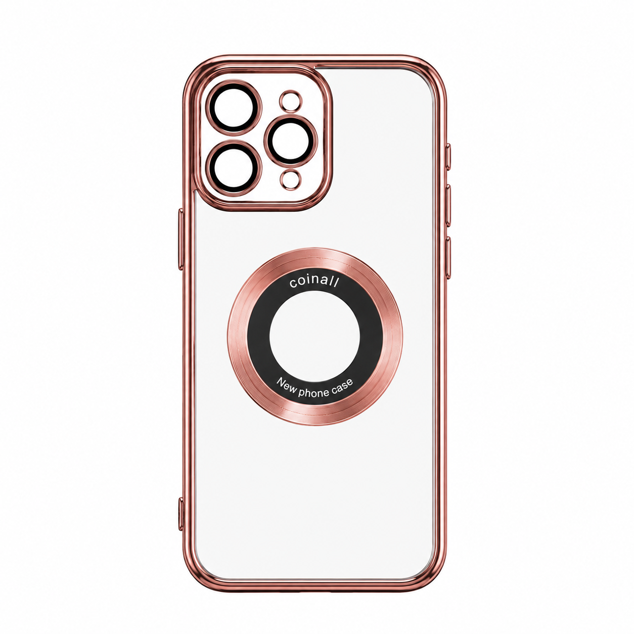 Магнитный чехол XON PhoneCase Magnetic для iPhone 11 Pro (PCMC1111300P 8314) Розовый/Прозрачный