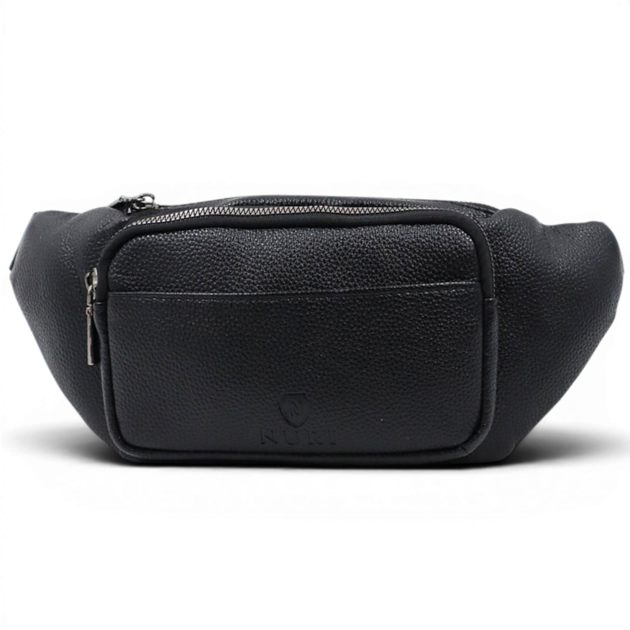 Поясна сумка Nuri 261 з екошкіри унісекс Black