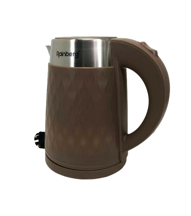 Електрочайник Rainberg RB 2226 нержавіюча сталь 2 л Коричневий (14047932) Електрочайник Rainberg RB 2226 нержавіюча сталь 2 л Коричневий (14047932)