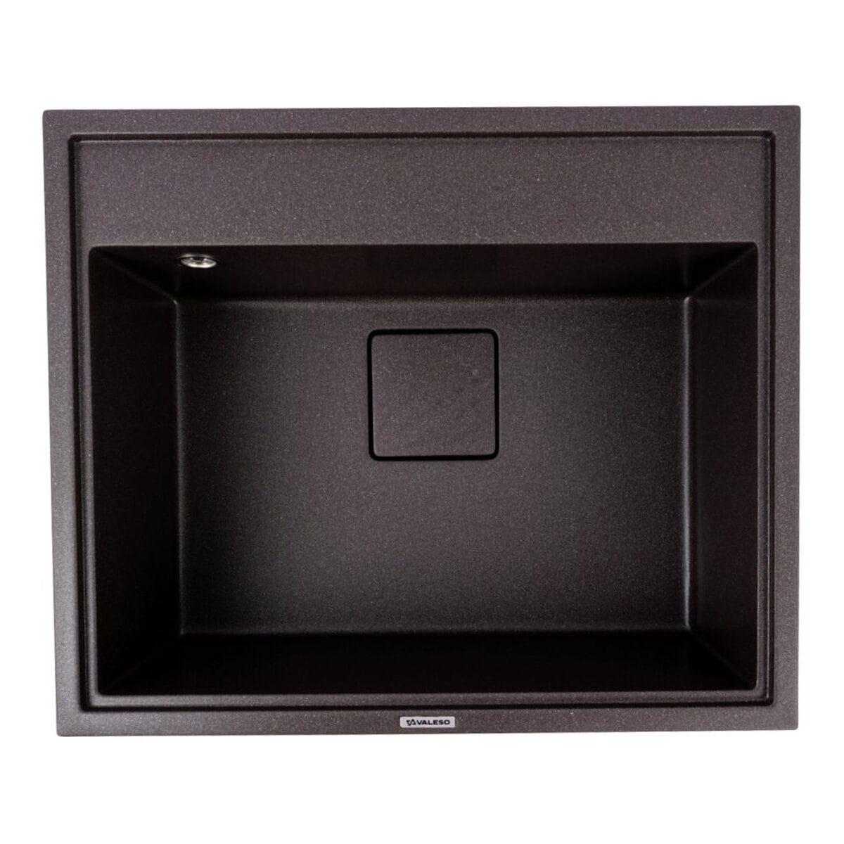 Мойка гранитная Valeso Sherlit 600х500 врезная прямоугольная Гренадин матовый (PLTM-SP000049400)