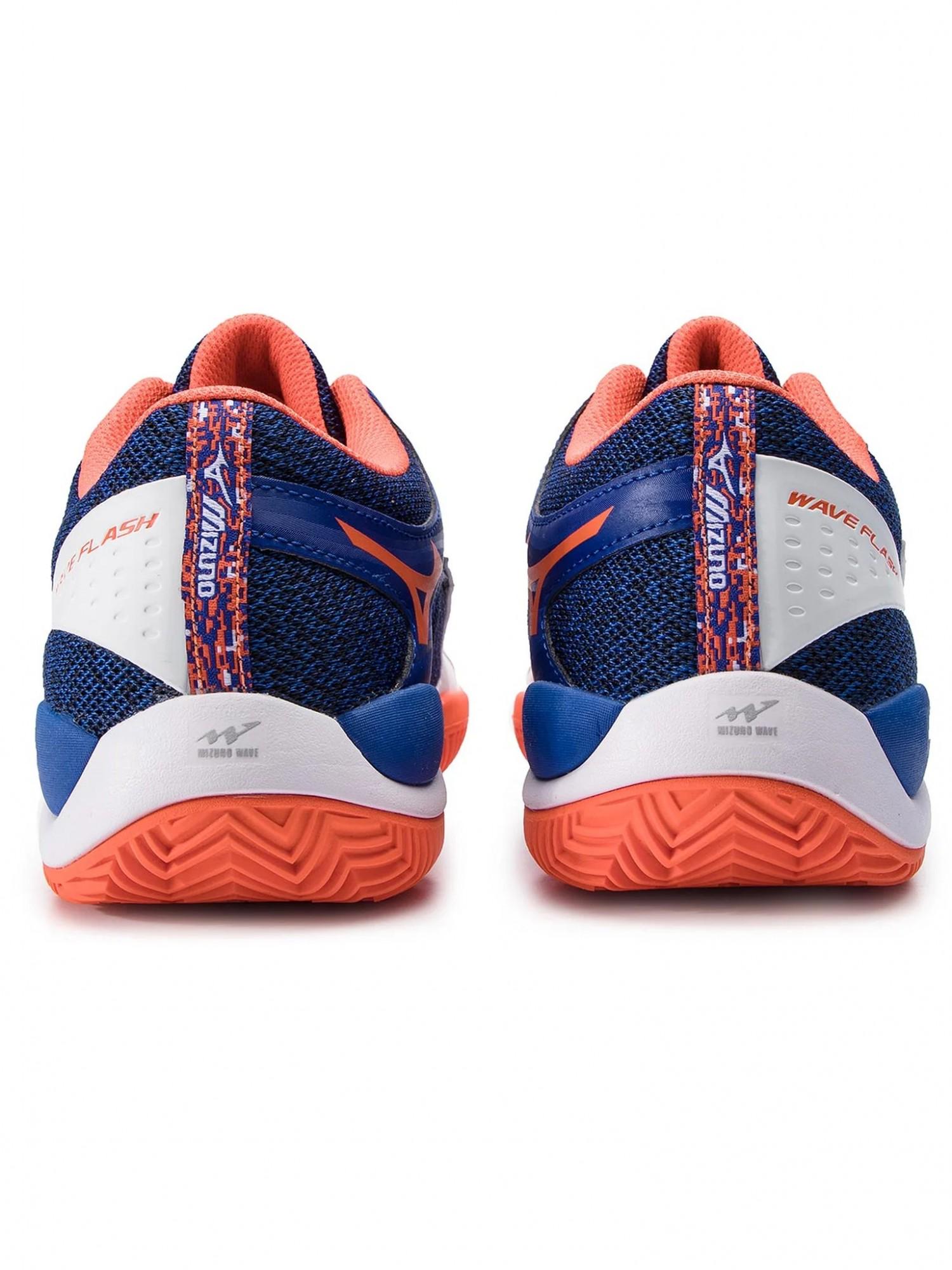 Кроссовки Mizuno Wave Flash clay court р. 45 Белый/Синий (UK10.5 61GC1922-27 45) - фото 4