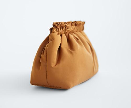 Клатч ZARA 13,5х20х10,5 см Коричневый (0653205732)