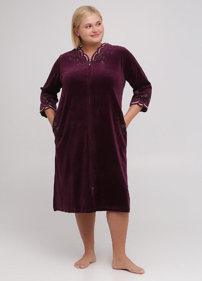 Халат Wild love 3ХL Фиолетовый (21231-02) Халат Wild love 3ХL Фиолетовый (21231-02)