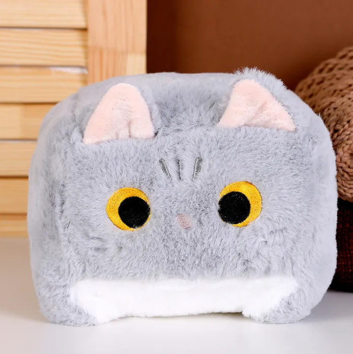 Мягкая игрушка Котокуб подушка обнимашка Серый (10355) - фото 2 Мягкая игрушка Котокуб подушка обнимашка Серый (10355) - фото 2