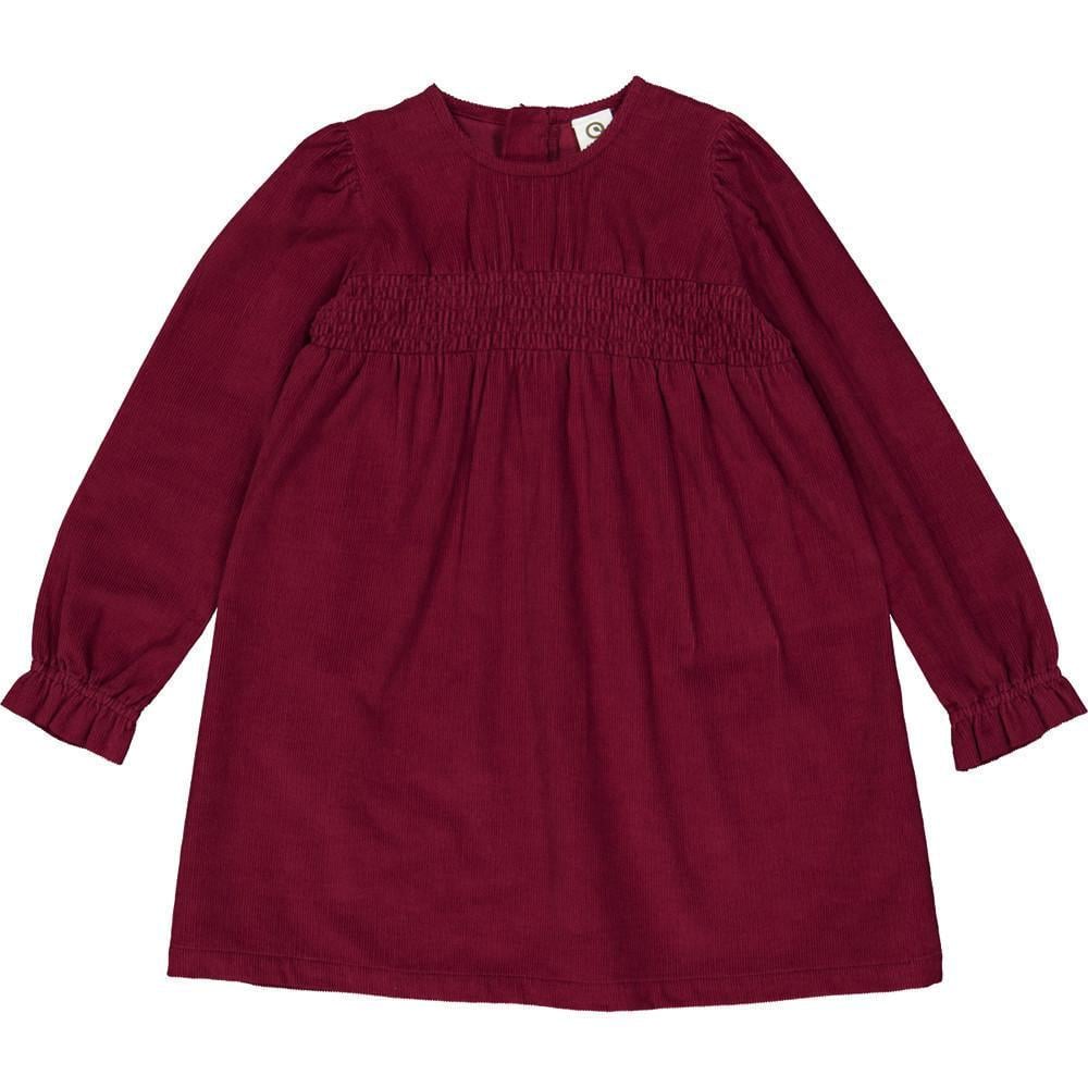 Сукня дитяча вельветова для дівчинки Green Cotton 110 см Вишневий (251112104)