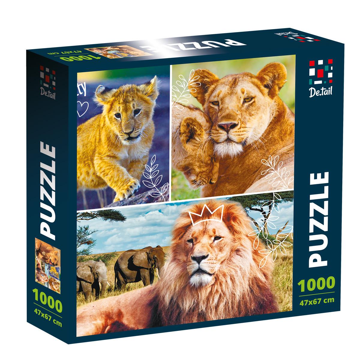 Пазли Lion family 1000 елементів (2987245455)