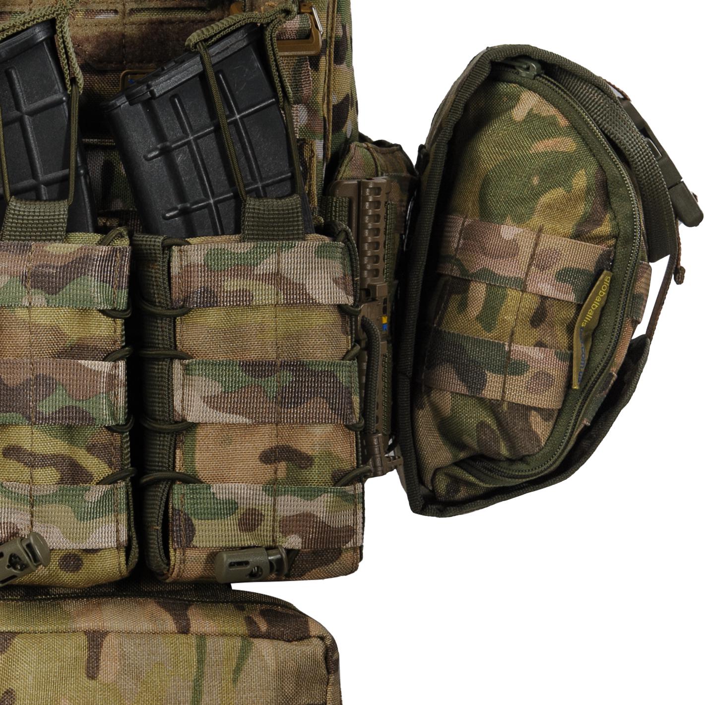 Плитоноска женская Warmor gen3 FL MAX for Ladies С максимальным набором подсумков быстрым боковым и верхним сбросом без плит Мультикам - фото 6