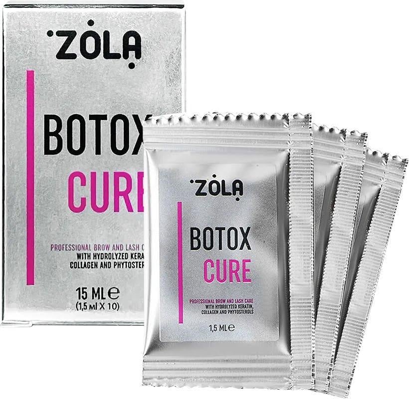 Ботокс Zola Botox Cure для бровей и ресниц 1,5мл х 10 шт.