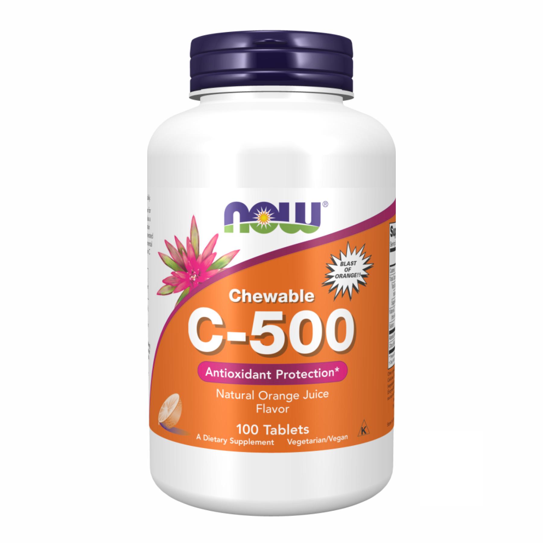 Витамин C-500 Chew Orange 100 tabs (2022-10-0009)