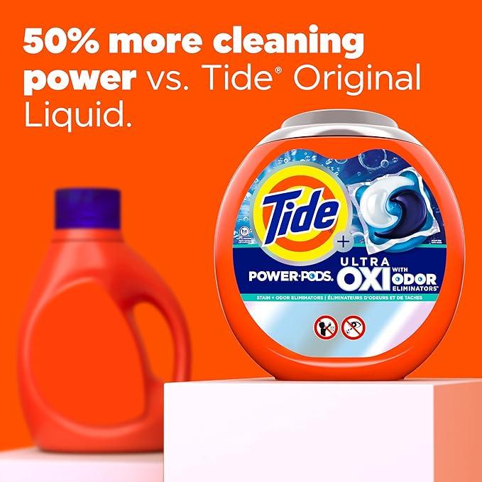 Капсули для прання Tide Ultra OXI Power PODS з усунення запаху 45 шт. - фото 5 Капсули для прання Tide Ultra OXI Power PODS з усунення запаху 45 шт. - фото 5