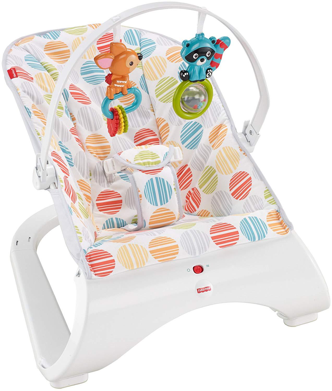 Кресло-шезлонг-качалка с вибрацией Comfort Curve Bouncer Fisher Price (CFB88)