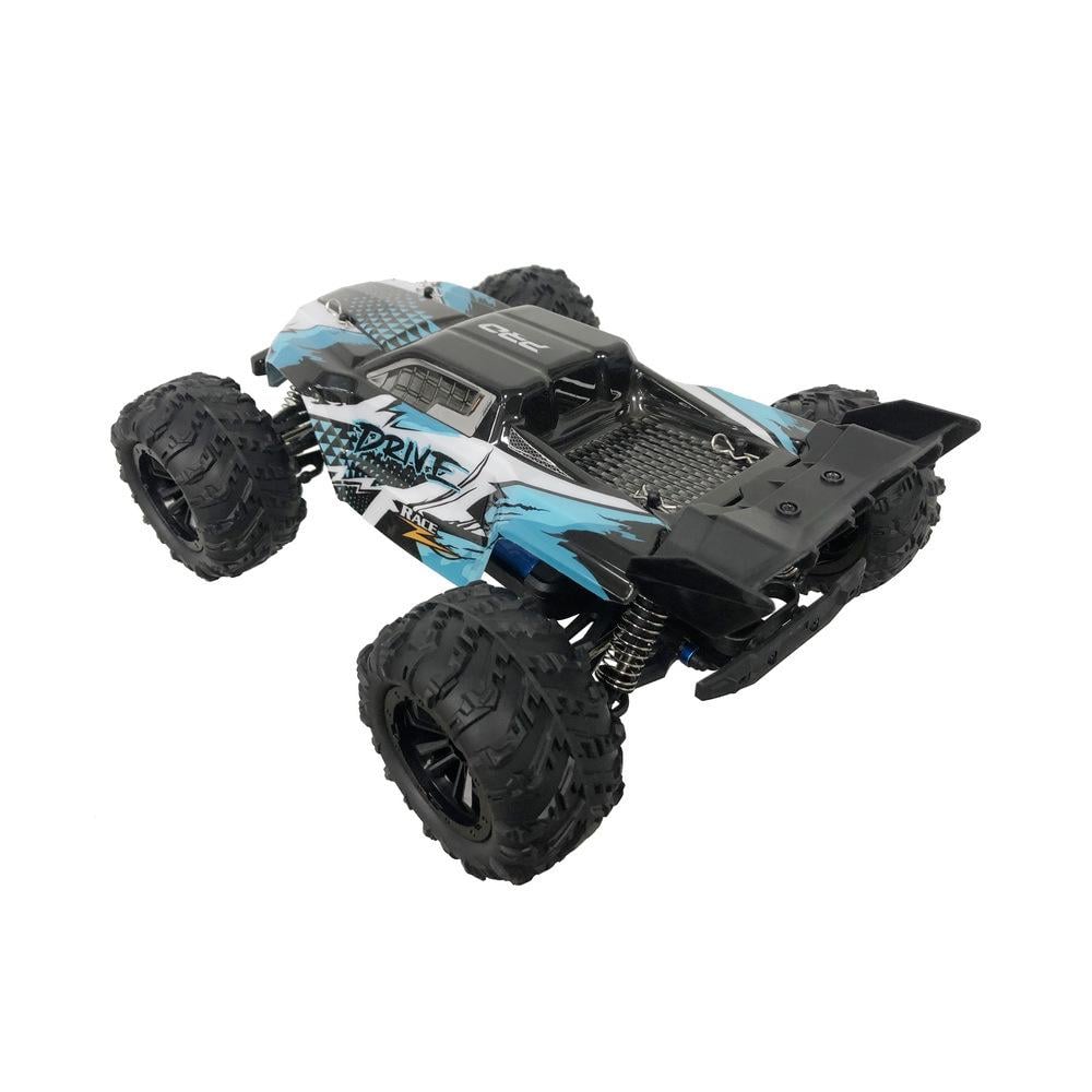 Радиоуправляемая машина Conquer RC WL Toys монстр-трак 4х4 70км/ч 1/16 Синий (16101PROZ) - фото 4