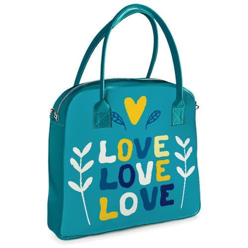 Сумка Presentville с принтом Oxford Love Love Love (OXF 22S026 GOL)