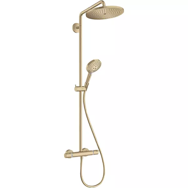 Душевая система Hansgrohe Croma Select S 26890140 Showerpipe 280 1jet с термостатом Бронзовый (35624043)