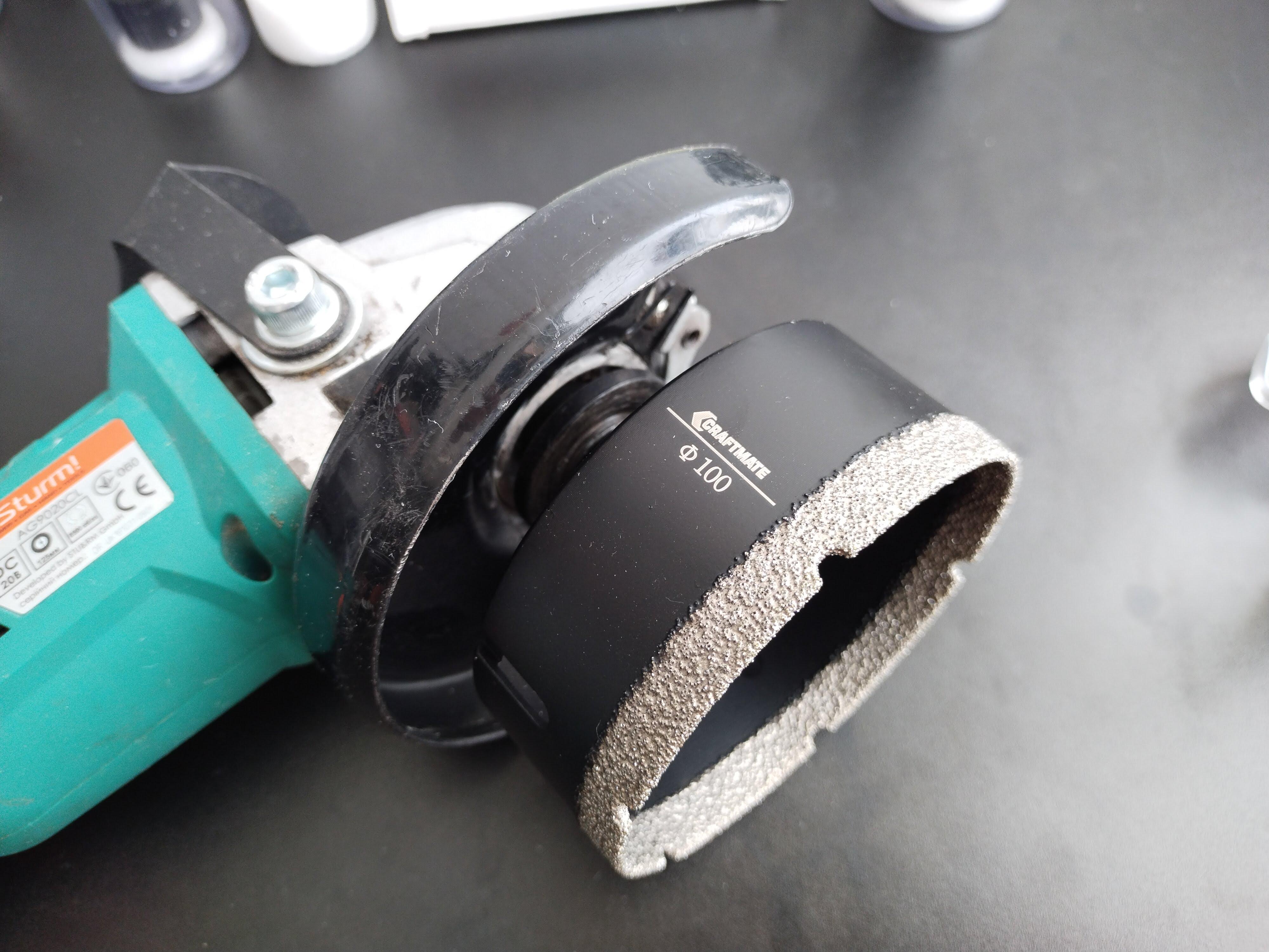 Алмазна коронка Craftmate 100 мм М14 сухе свердління для КШМ - фото 4