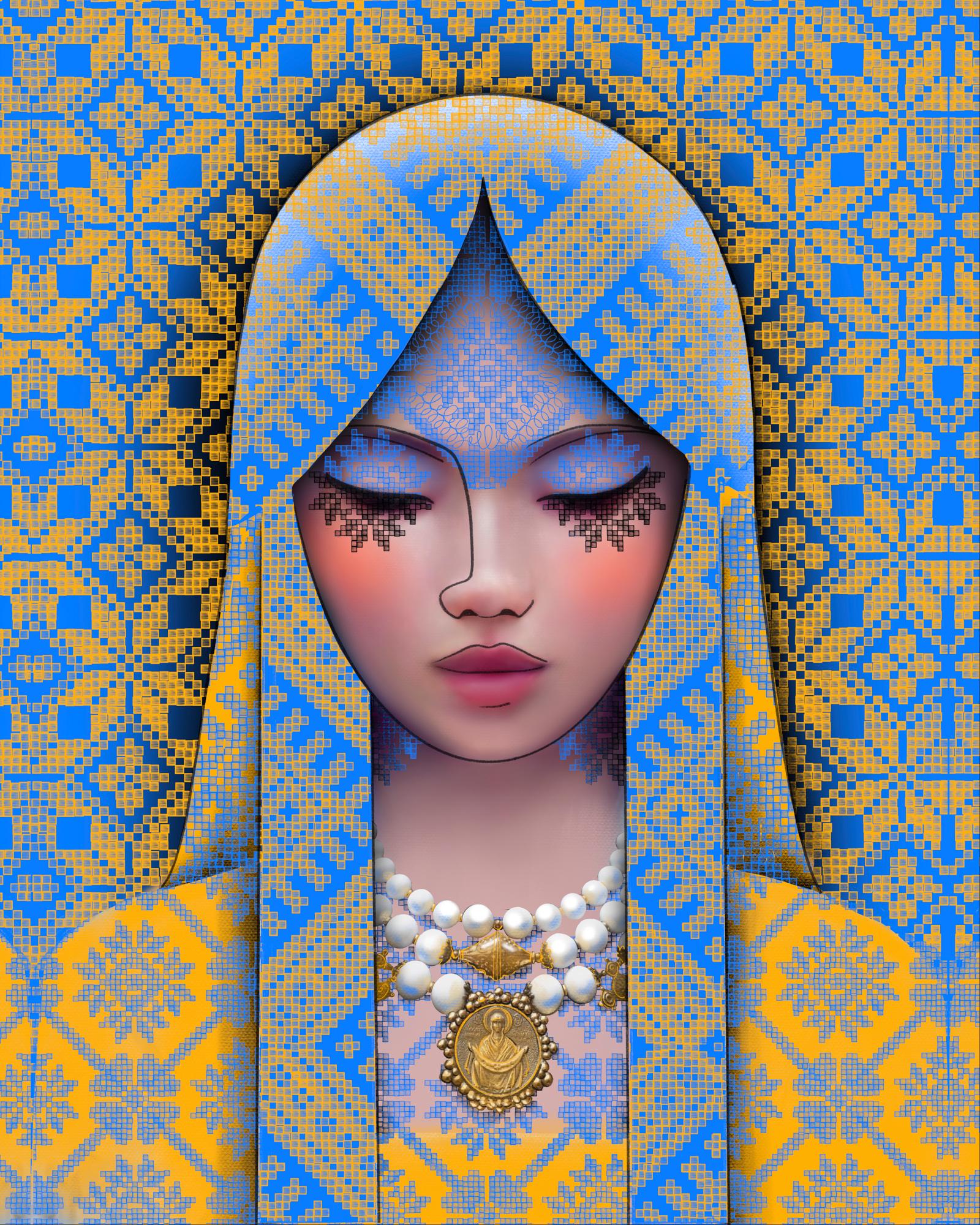 Алмазная мозаика на подрамнике Santi Несокрушимая 40x50 см (Top-954342)