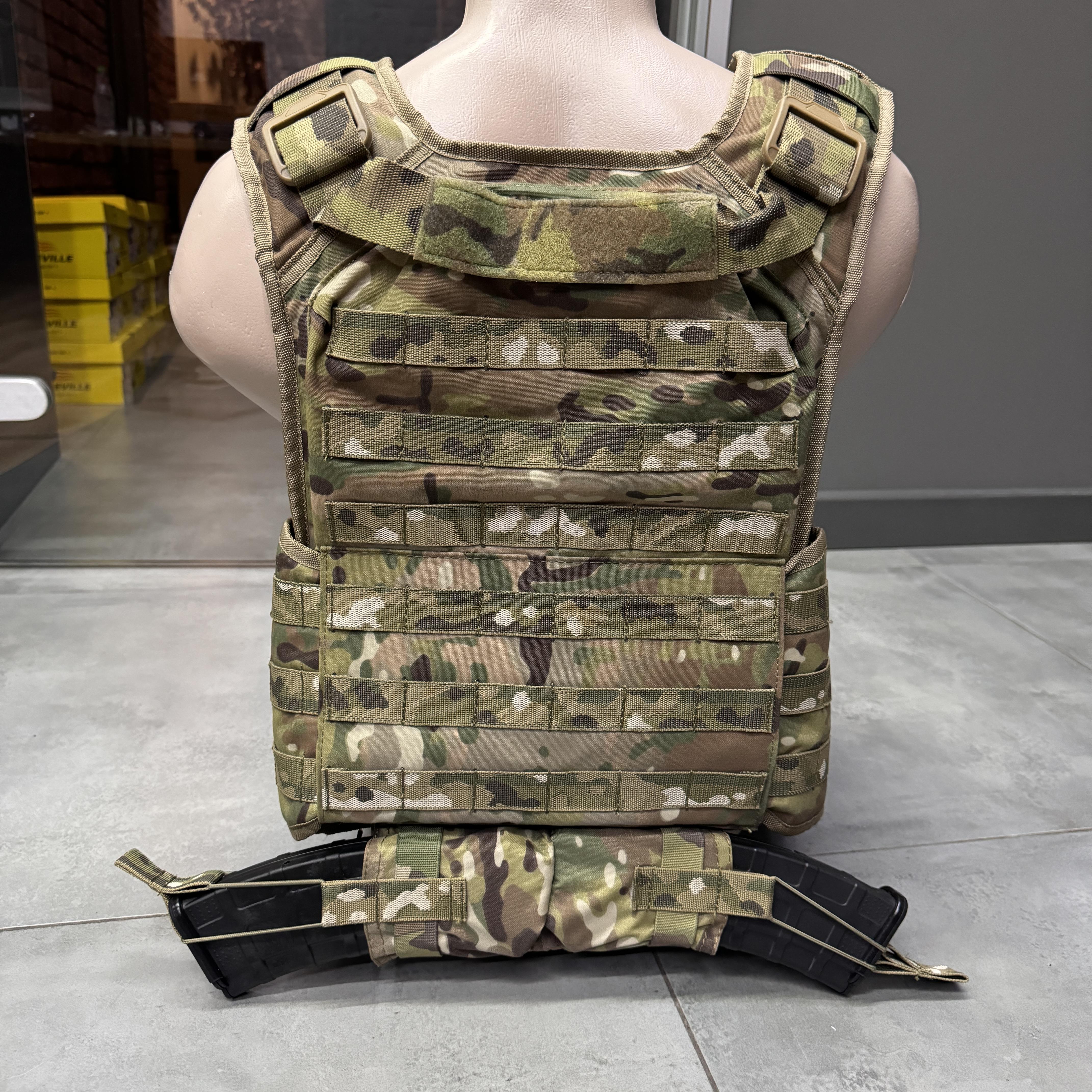 Подсумок на 2 магазина WINTAC горизонтальный DNP CORDURA 1000D Мультикам (247089) - фото 6