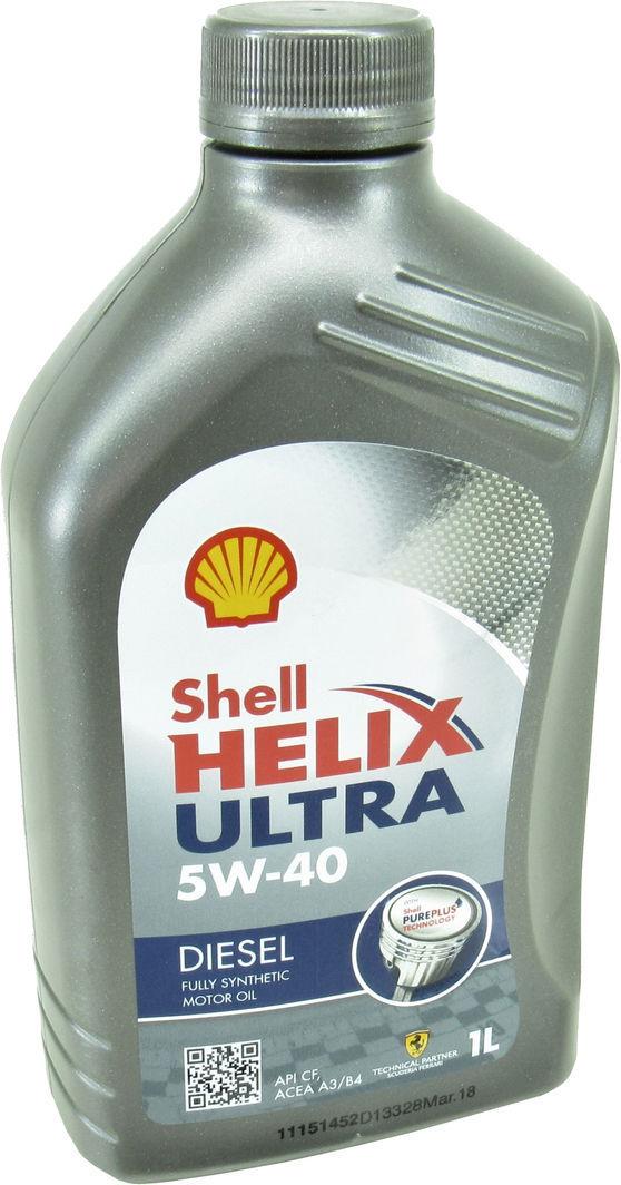 Моторное масло Shell Ultra Diesel дизель 5W-40 1 л (1408220)