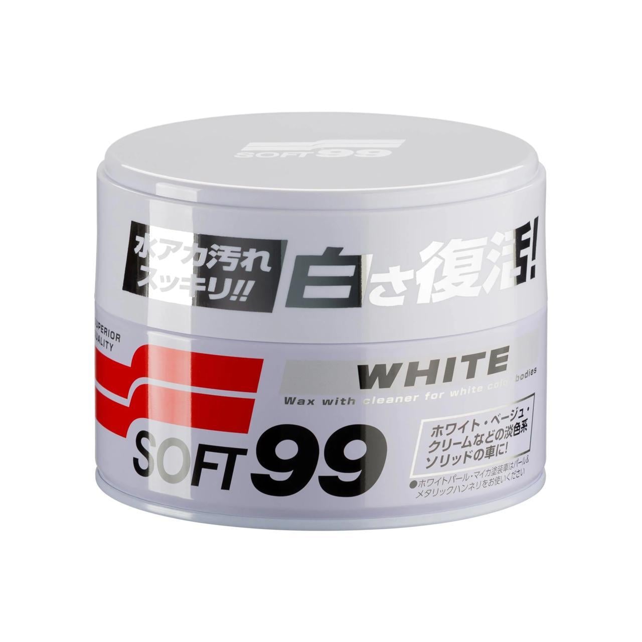Очистной воск для белых автомобилей SOFT99 White Super Wax (2929000711)