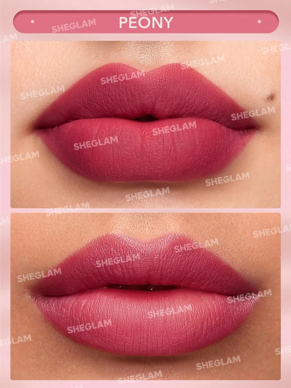 Помада губная SHEGLAM Matte Allure Lipstick-Peony - фото 2